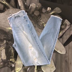 Hollister High Waisted Skinny Jeans- Size 0